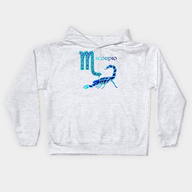 Scorpio Kids Hoodie by KnotYourWorld4